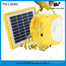 Power Solution Portable 3.7V / 2600mAh Lithium-Ionen-Akku wiederaufladbare LED Solarleuchte mit Telefon aufladen